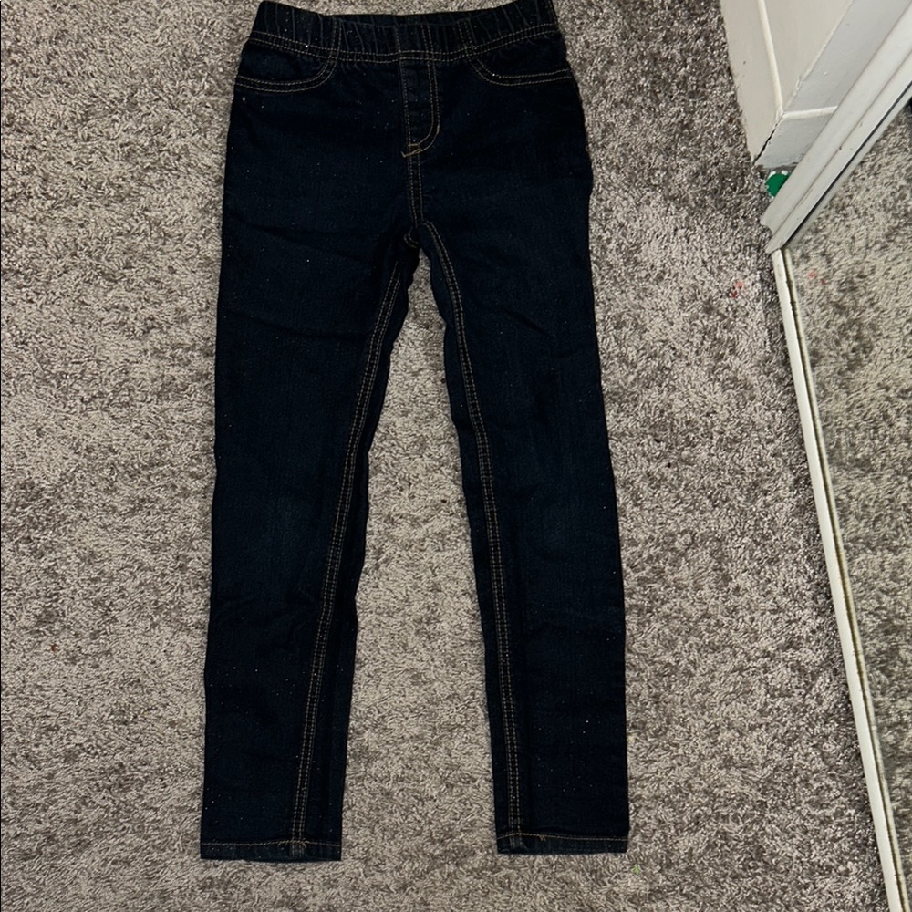 Indigo Blue Jeggings with Classic Denim Style